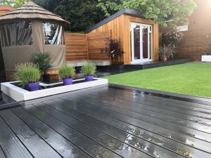 Composite Decking makeover by Abel Landscapes Cheshire